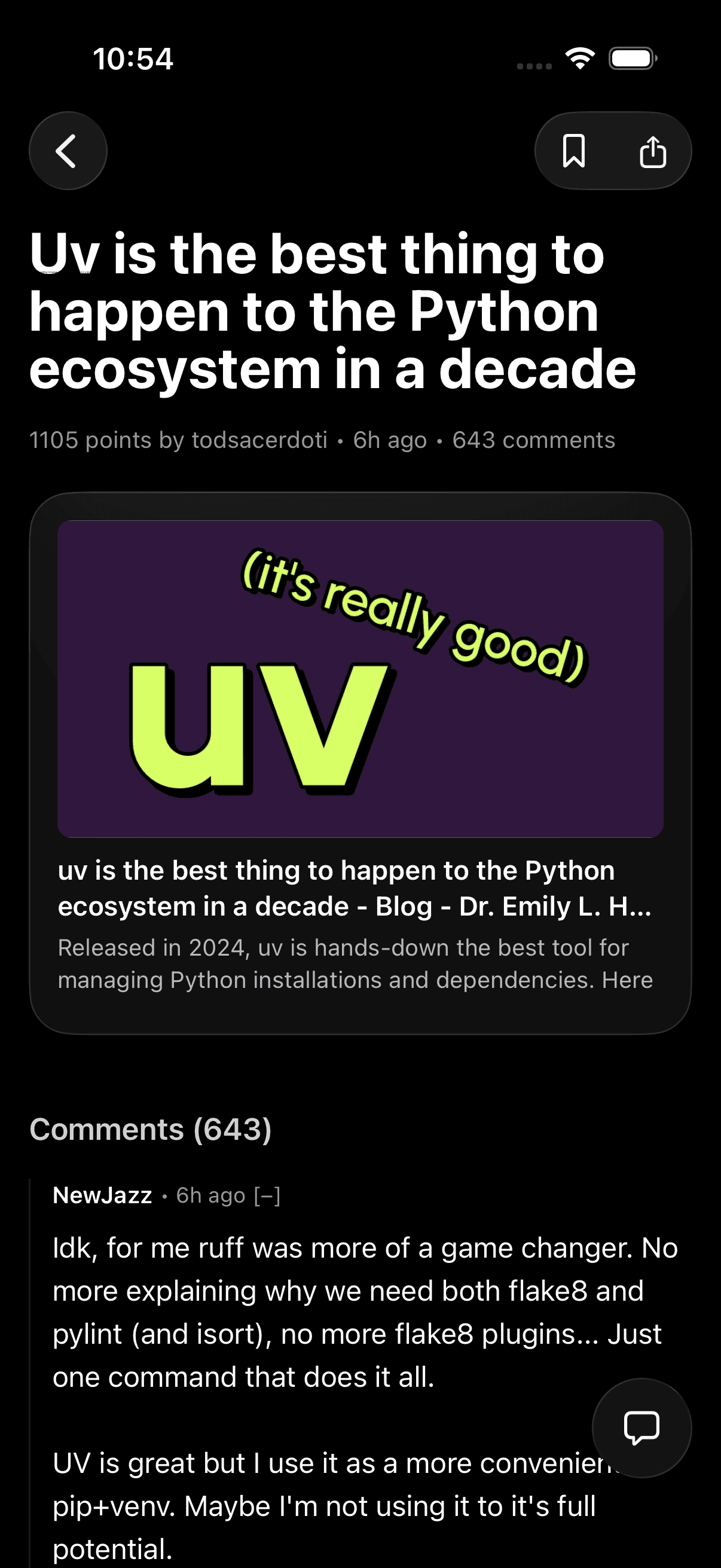 Story detail with preview